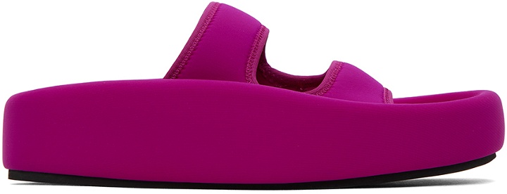 Photo: MM6 Maison Margiela Pink Sunken Sandals