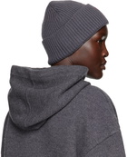 AMI Paris Gray Ami de Cœur Beanie