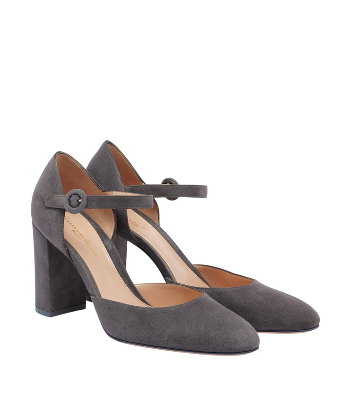 Photo: Gianvito Rossi Suede pumps