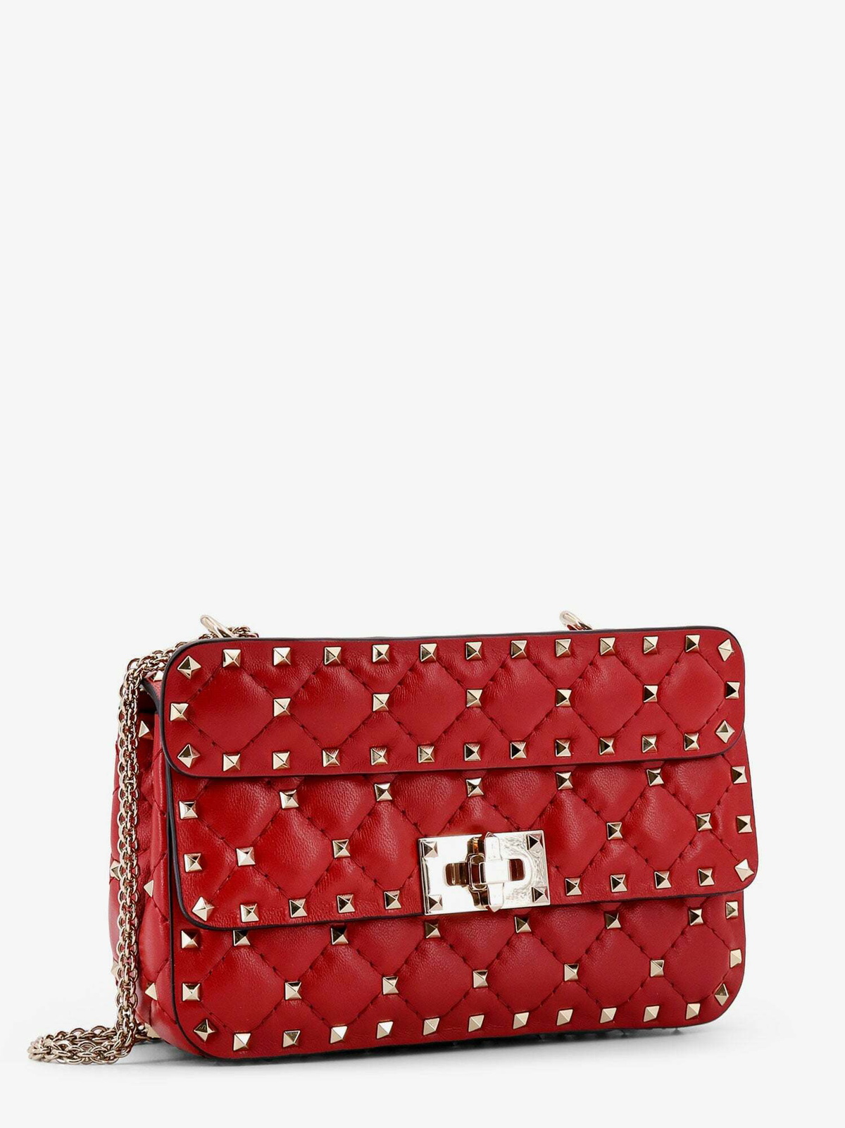 【関税込み】VALENTINO GARAVANI ROCKSTUD SPIKE BAG AUTHENTIC VALENTINO GARAVANI ROCKSTUD SPIKE BLACK LARGE