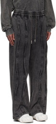 Feng Chen Wang Gray Multi Seam Sweatpants
