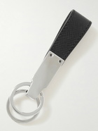 Montblanc - Sartorial Cross-Grain Leather and Silver-Tone Key Fob