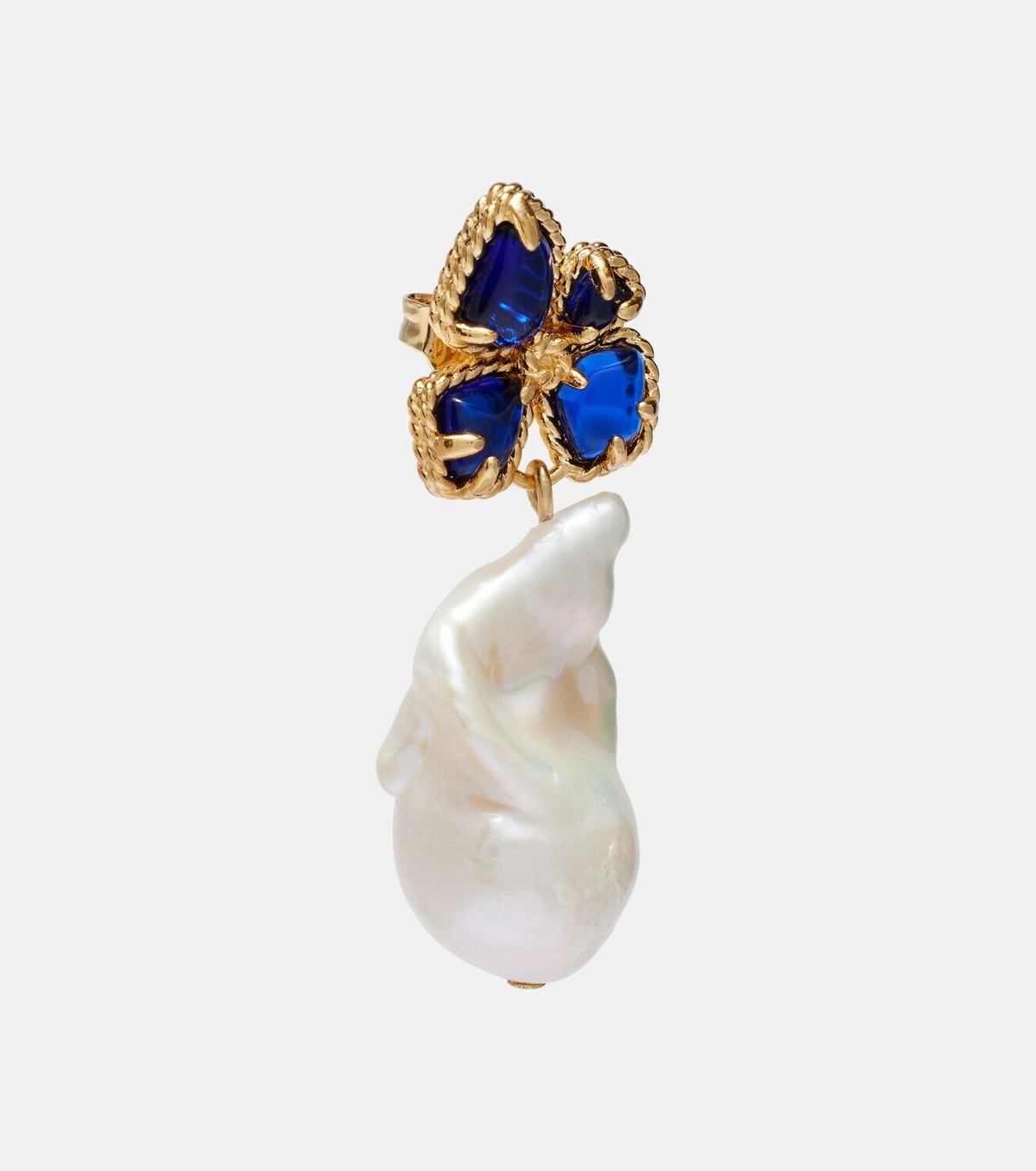 Zimmermann Bloom Baroque pearl drop earrings