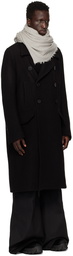 Rick Owens Black Porterville Officer Coat