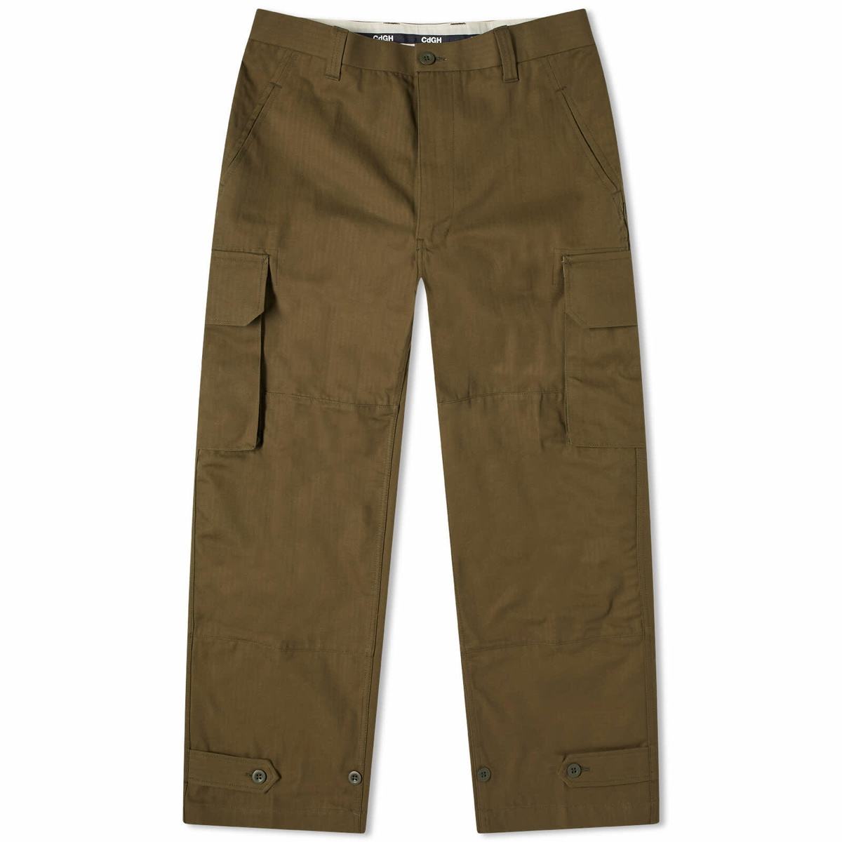 Comme des Garçons Homme Khaki Creased Cargo Pants