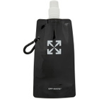 Off-White Black Flexible Water Bottle