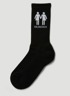 Pride Tennis Socks in Black
