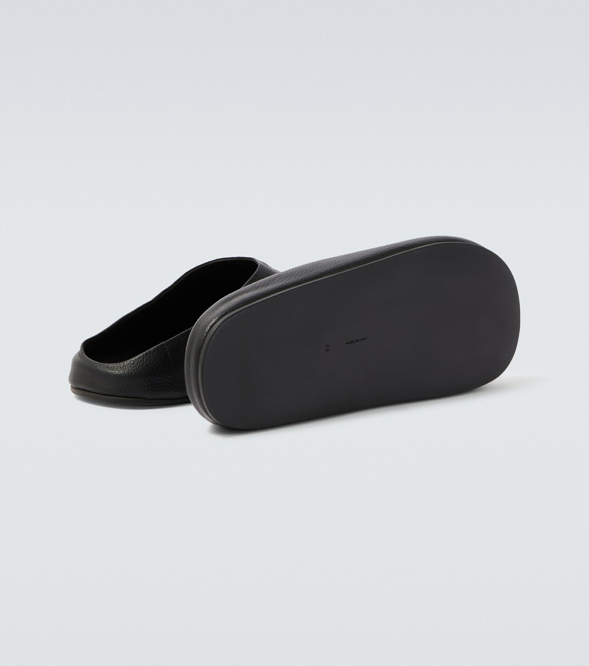 The Row Hudson leather mules
