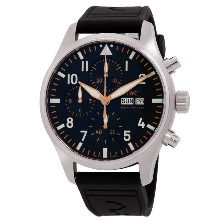 Photo: IWC Pilots Chronograph APXGP Automatic Black Dial Mens Watch IW378009