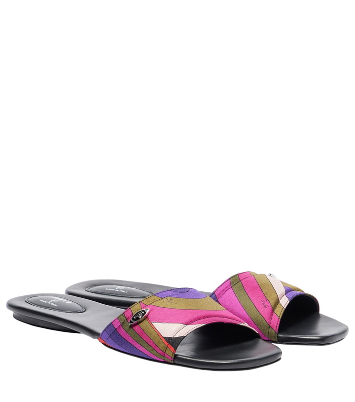 Photo: Pucci Yummi Iride silk slides