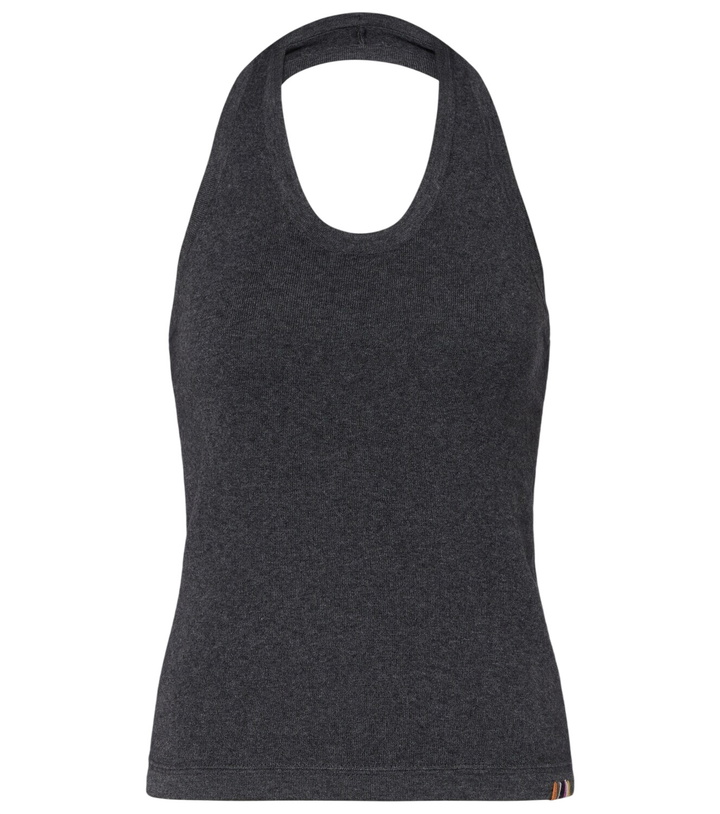Photo: Extreme Cashmere Jerry halterneck cotton and cashmere top