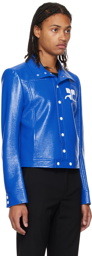 Courrèges Blue Press-Stud Jacket