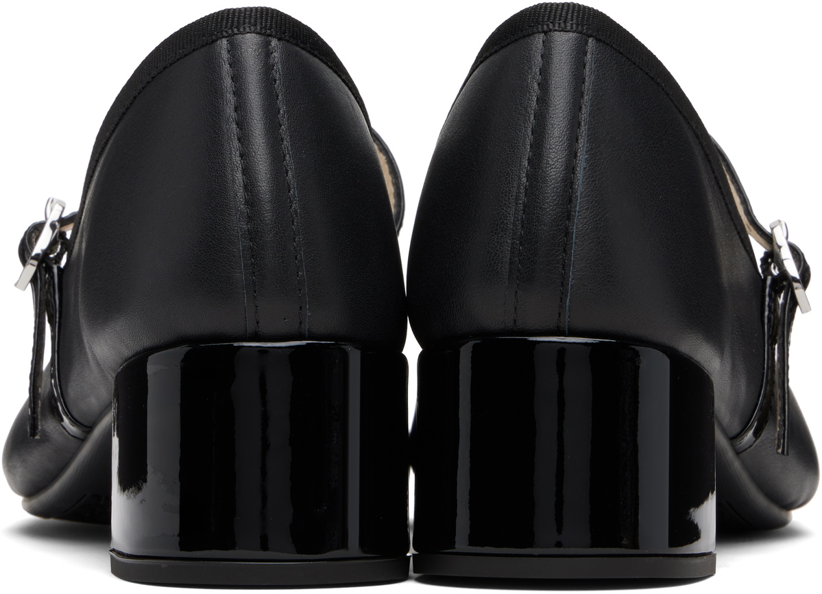 Repetto Black Georgiana 45 Mary-Jane Heels