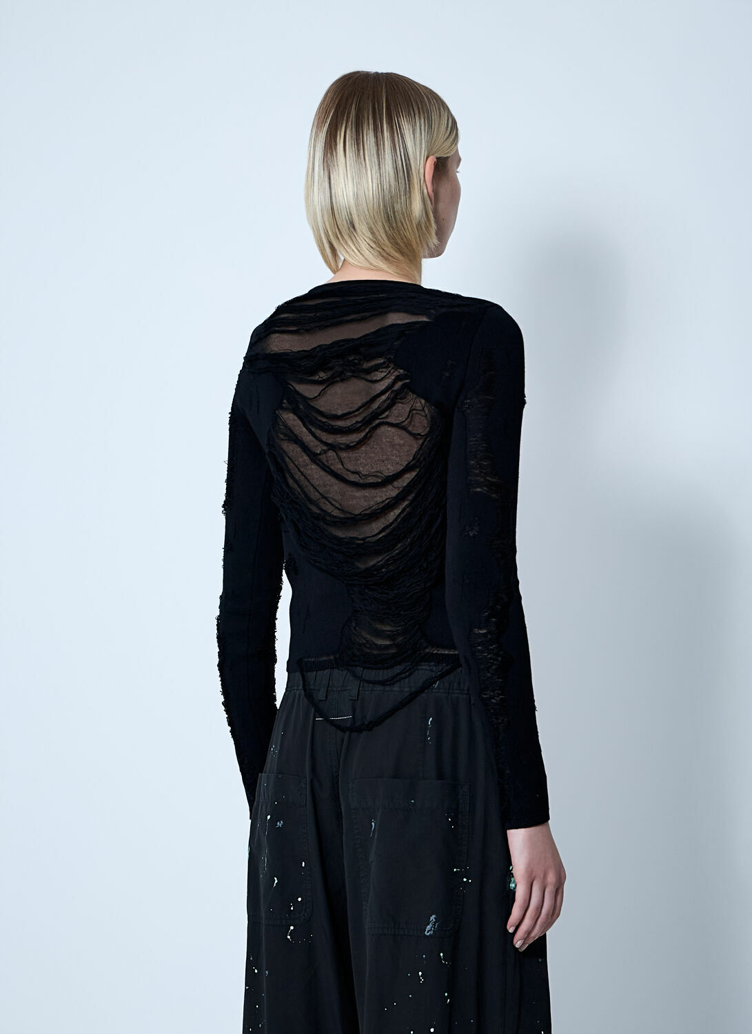 MM6 Maison Margiela Distressed Sweater