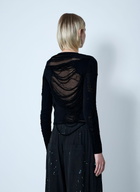MM6 Maison Margiela Distressed Sweater