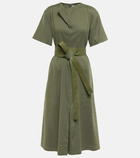 Loewe Linen-blend midi dress