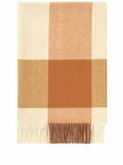Johnstons Of Elgin Block Border Wool Throw