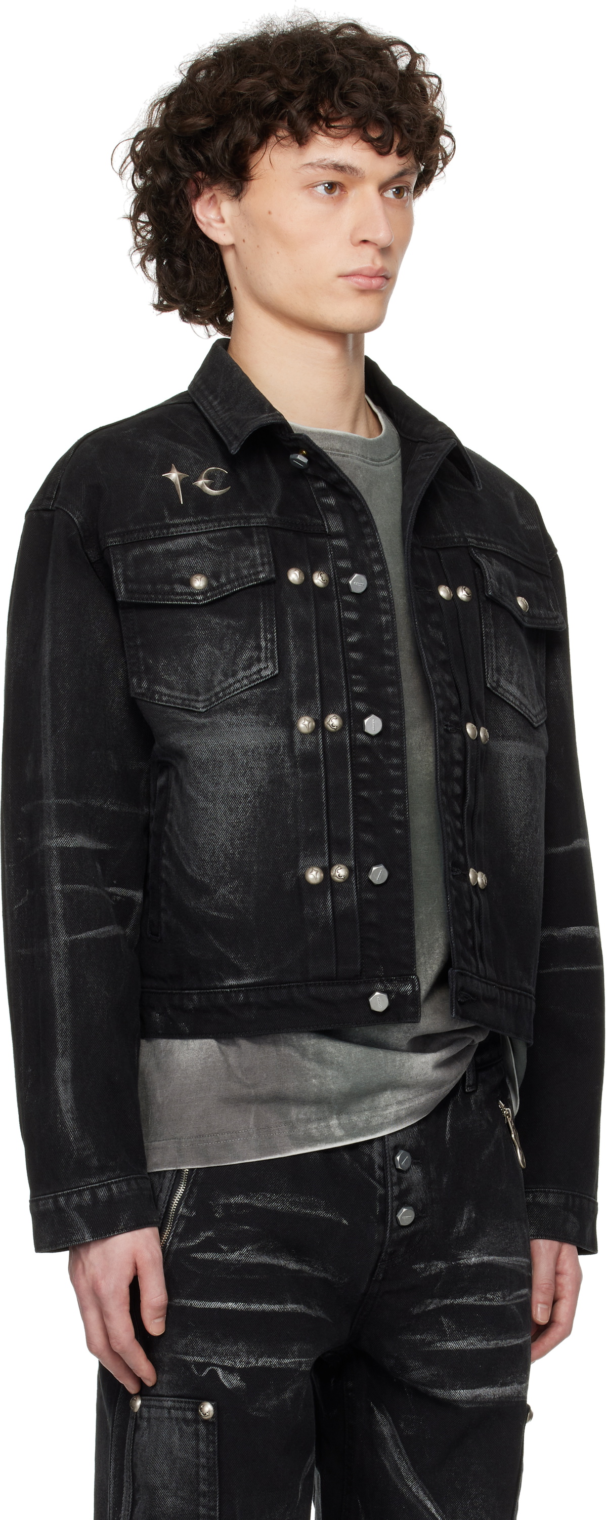 トップス Thug club Basic Emblem Denim Jacket Basic Emblem Denim Jacket – thug club