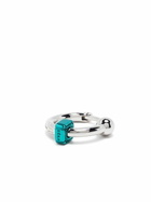 EÉRA 18K White Gold Mini Hoop Earring