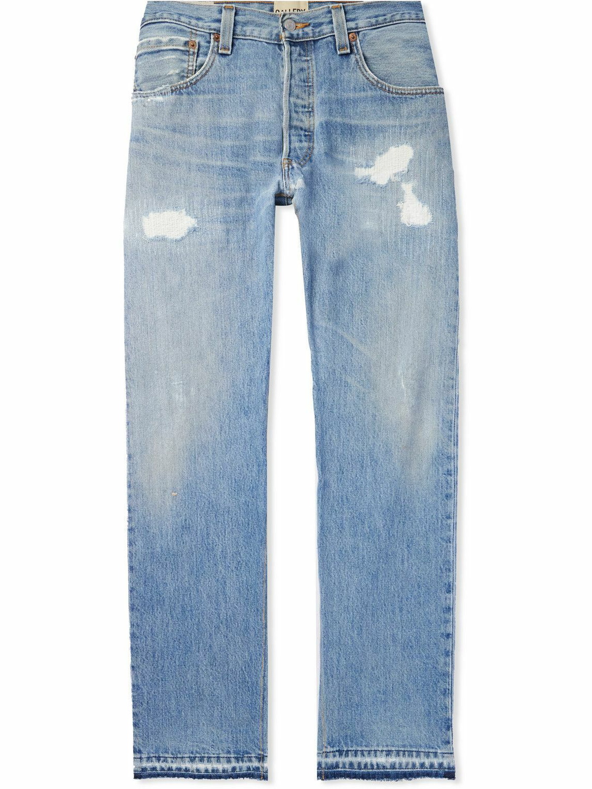 Gallery Dept. - Straight-Leg Distressed Jeans - Blue Gallery Dept.