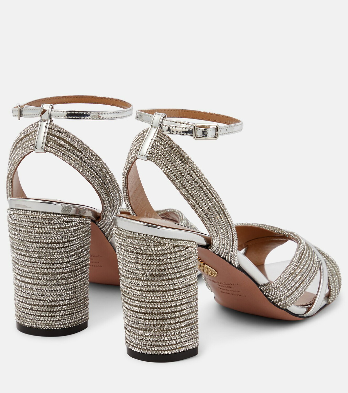 Aquazzura Very Sundance 85 embellished sandals