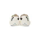 PS by Paul Smith White Painted Sports Stripes Fennec Sneakers