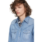 Wacko Maria Indigo Denim Western Shirt