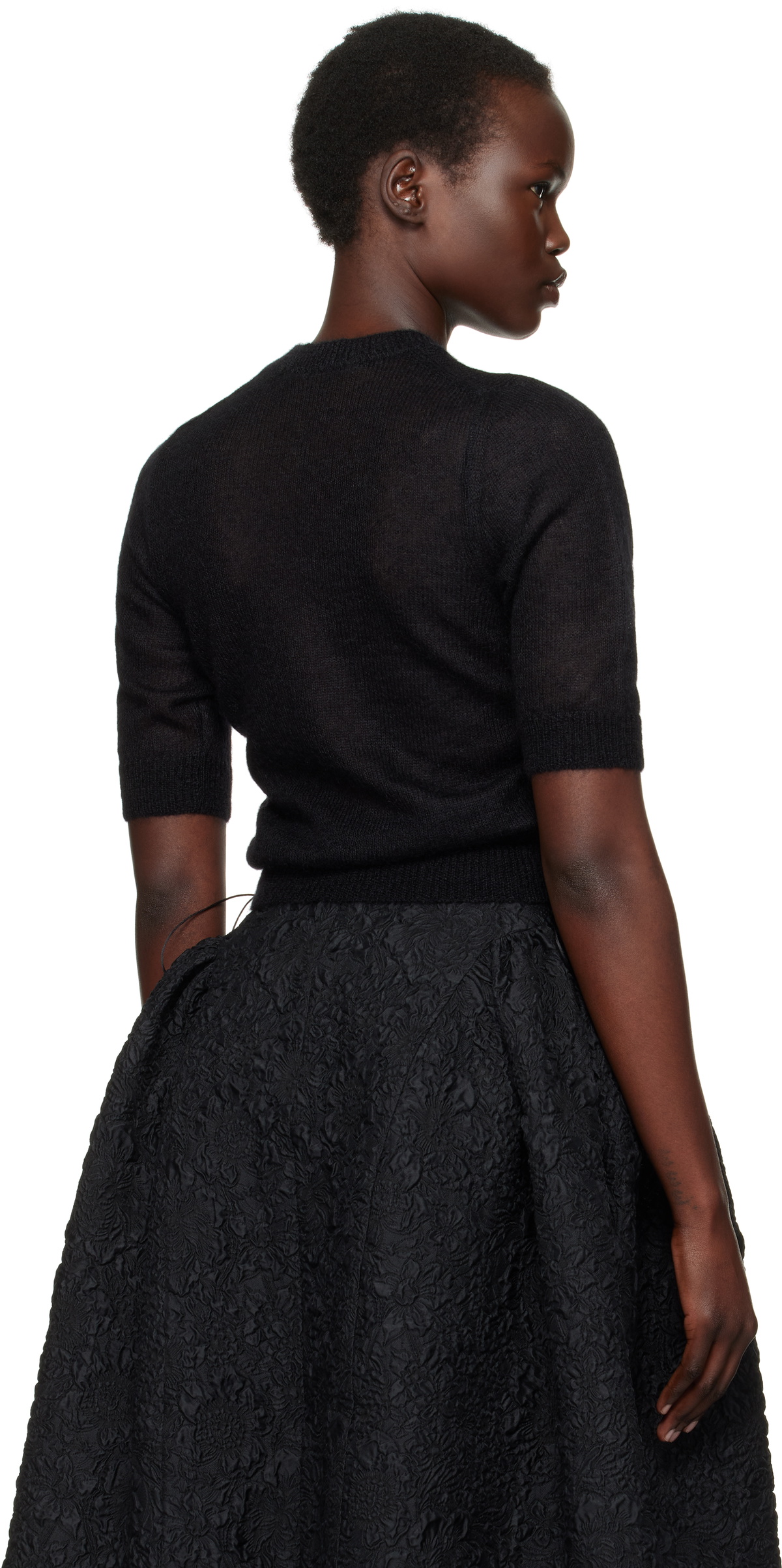 Cecilie Bahnsen Black Videl Sweater