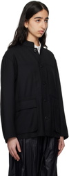 Snow Peak Black Hybrid Wool Utility Jacket