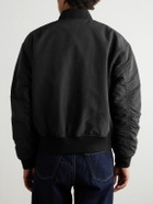NN07 - Atlas 8264 Shell Bomber Jacket - Black