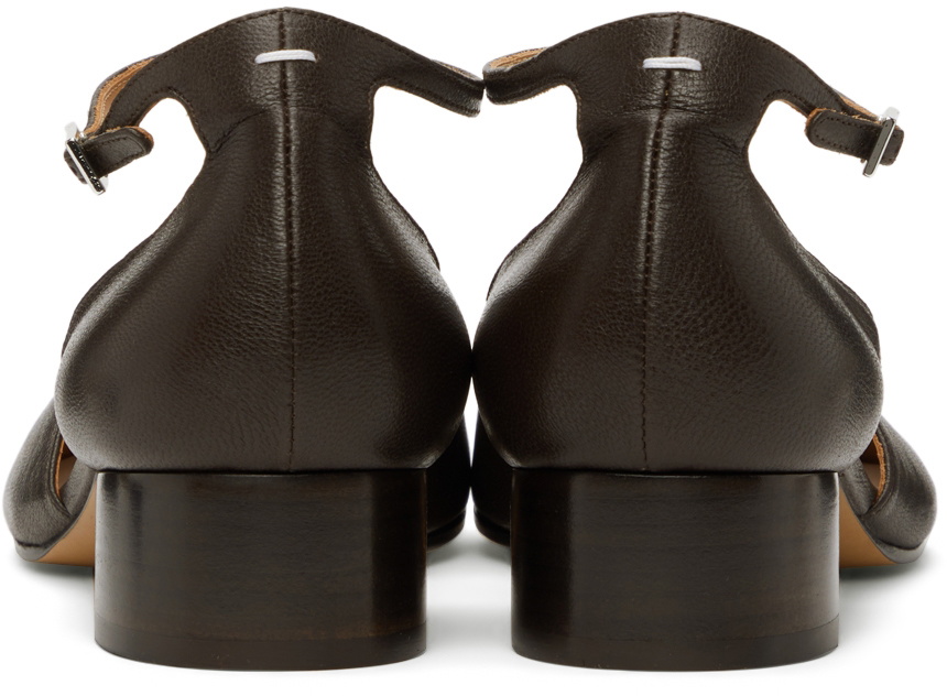 MAISON MARGIELA SSENSE限定 ブラウン Tabi バレエ Maison Margiela Tabi new ballerinas for Women - Brown in USA