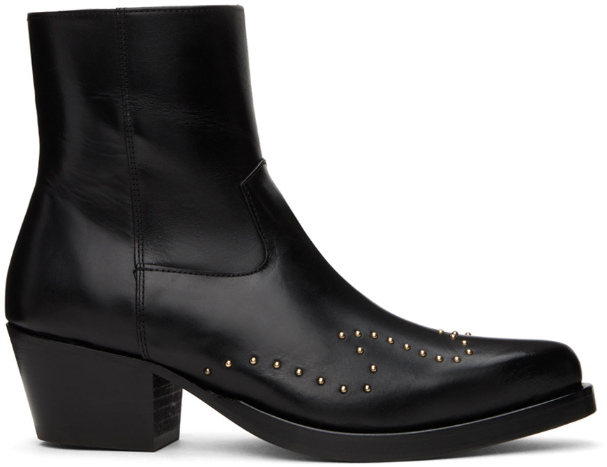 Ernest W. Baker Black Western Boots Ernest W. Baker