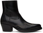 Ernest W. Baker Black Western Boots