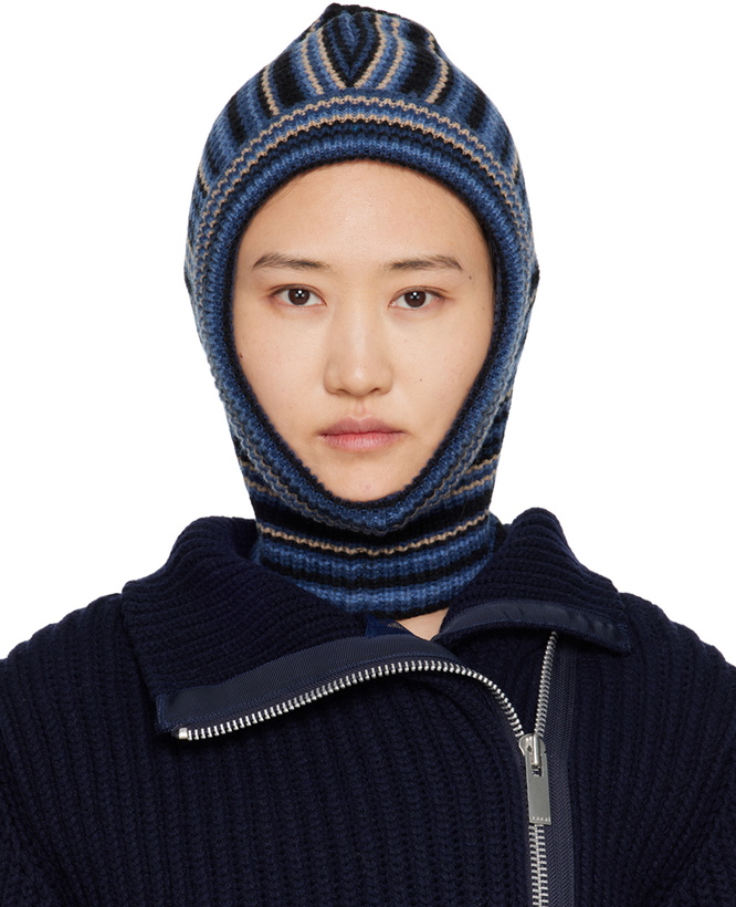 Photo: Anne Isabella Blue Striped Balaclava