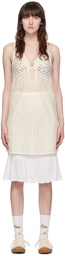 GANNI Off-White Hardware Minidress