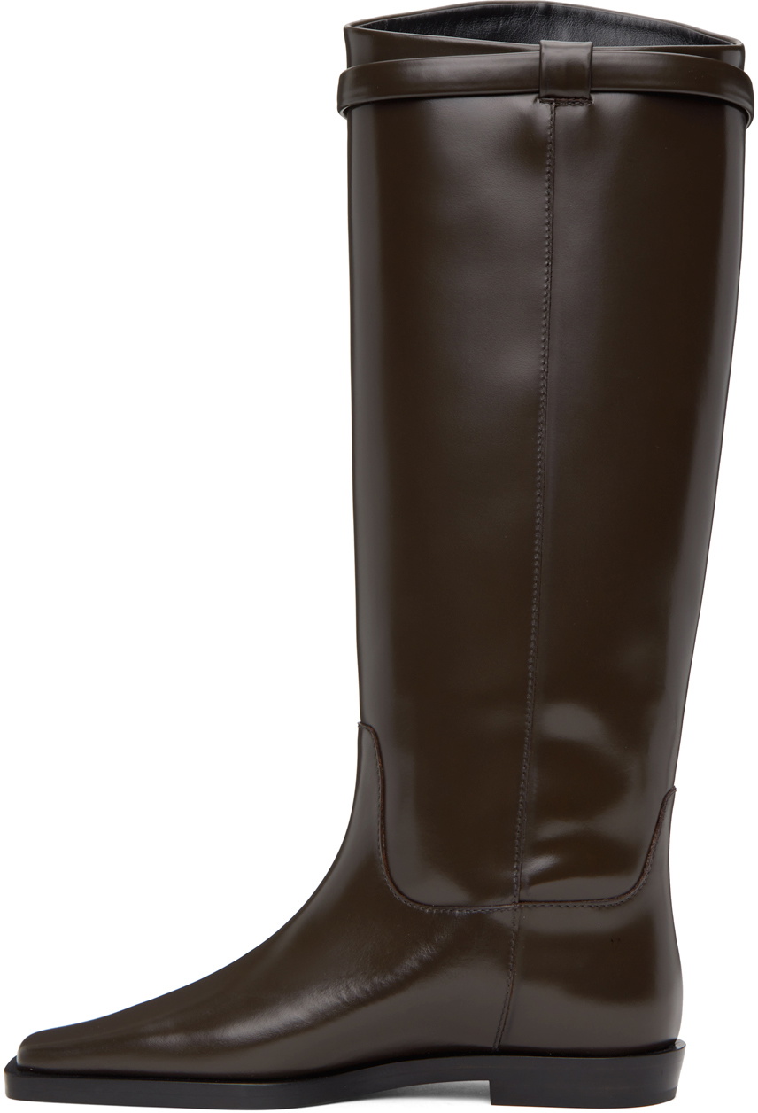 TOTEME Brown 'The Riding' Boots