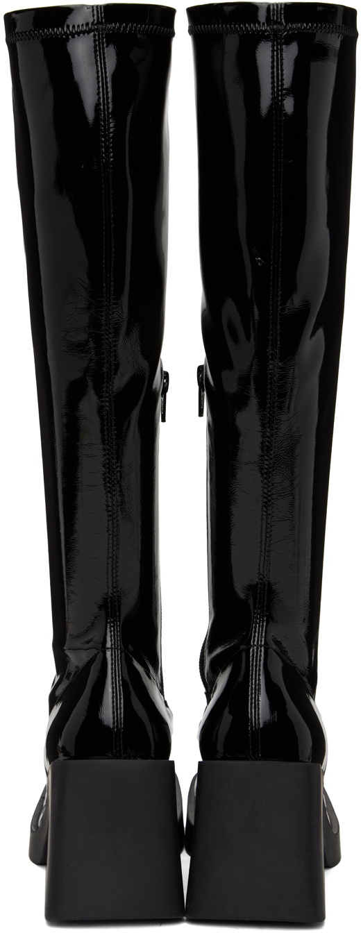 Justine Clenquet Black Chloë High Boots