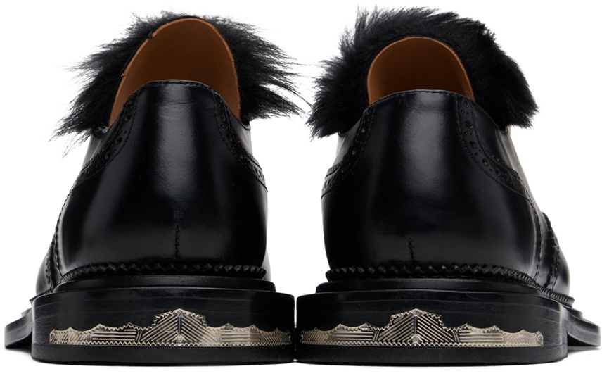 Toga Virilis Black Leather Derbys Toga Virilis