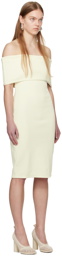 Bottega Veneta Off-White Textured Midi Dress