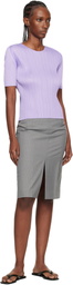 PLEATS PLEASE ISSEY MIYAKE Purple Monthly Colors April T-shirt