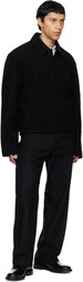 Rier Black Fleece Polo