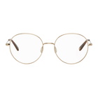 Garrett Leight Gold Valencia Glasses