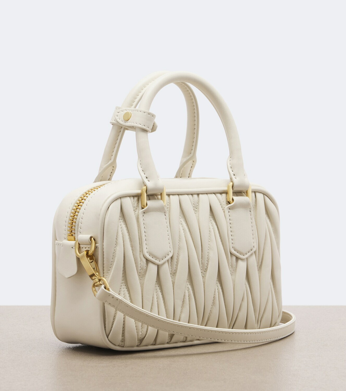 Miu Miu Arcadie Small leather top-handle bag