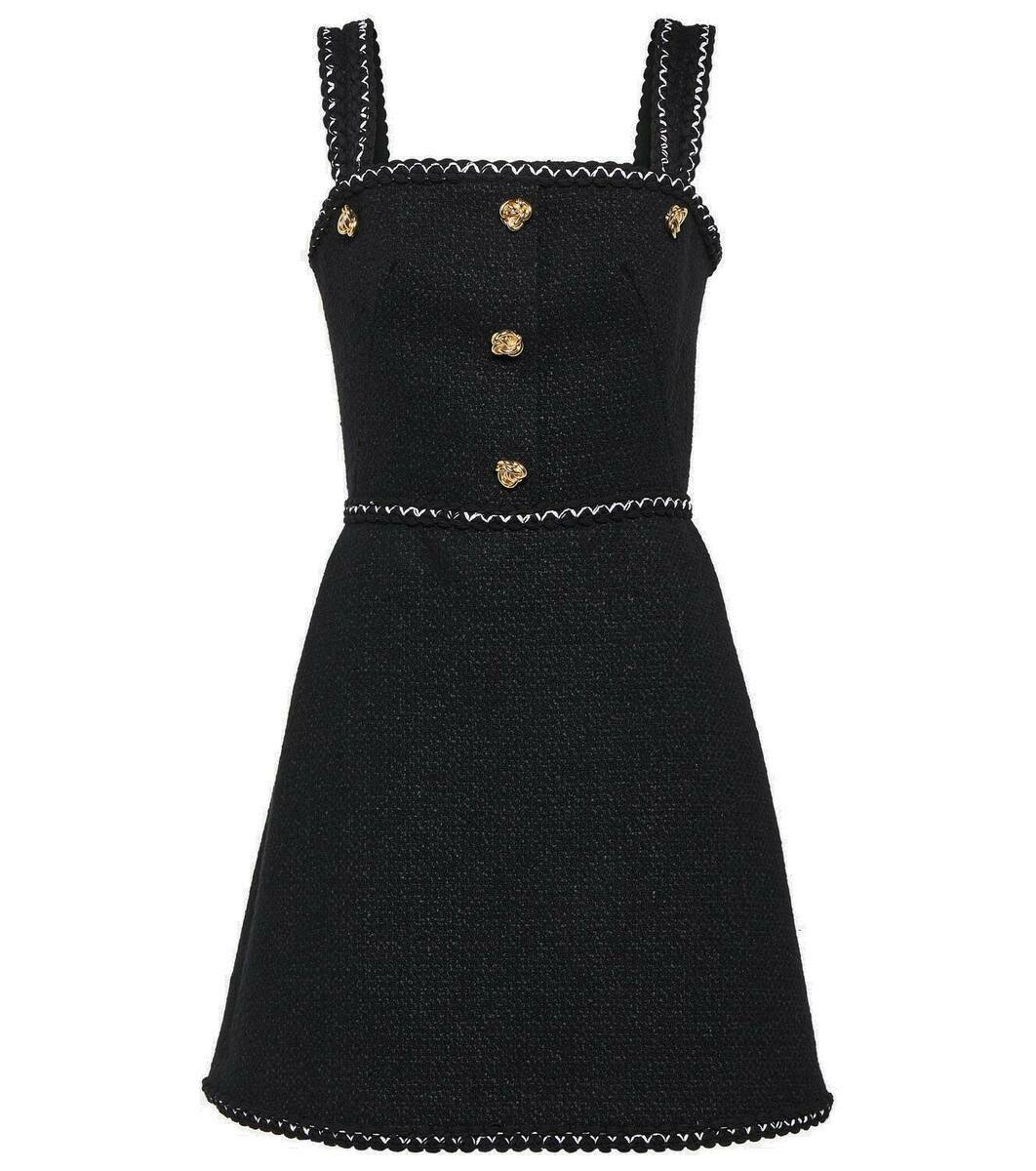 Alexander McQueen Embellished tweed minidress Alexander McQueen