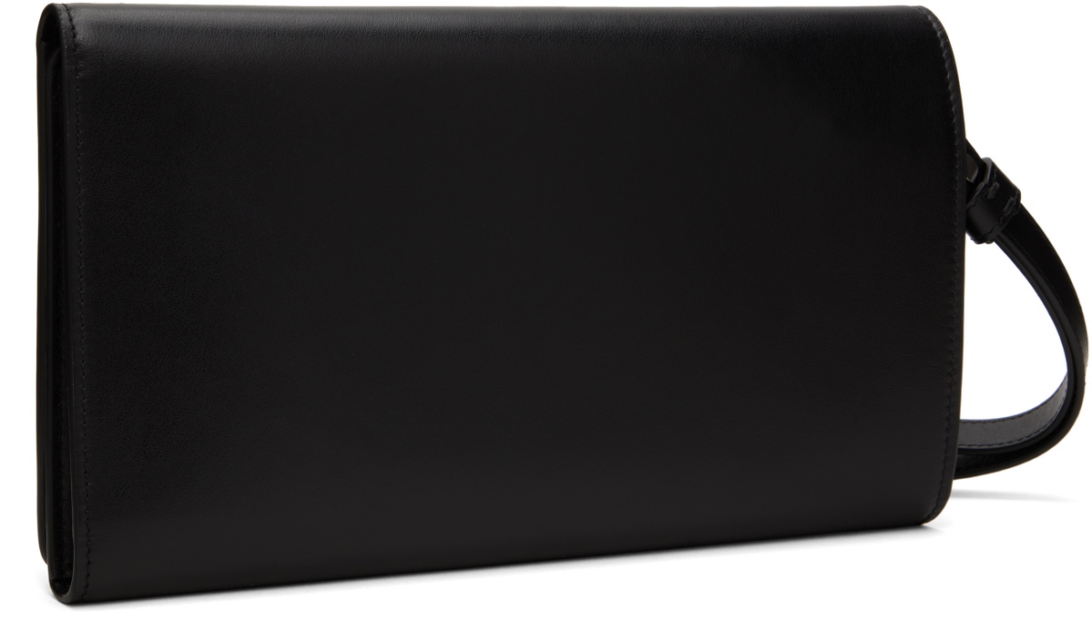 Versace Black Cargo Trifold Clutch Versace