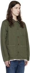 Nudie Jeans Khaki Barney Worker Jacket