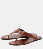 Saint Laurent Kouros leather sandals