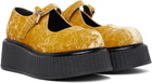 Moschino Yellow Olivia Loafers