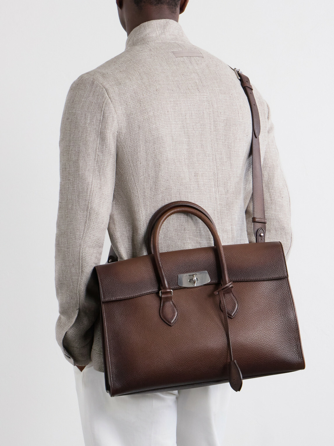 Berluti - E'Mio Full-Grain Leather Briefcase