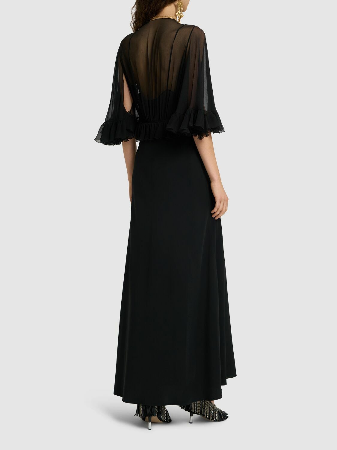 CHLOÉ Silk Georgette Long Dress